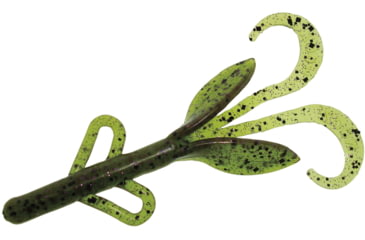 Image of Zoom Baby Brush Hog Creature Bait, 12 Pack, 4in, Watermelon Prp Glit, 42138