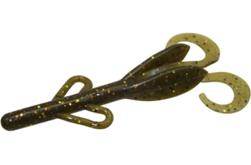 Image of Zoom Baby Brush Hog Creature Bait, 12 Pack, 4in, Yabby Mudbug, 042366X