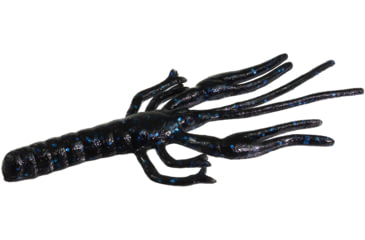 Image of Zoom Big Critter Craw, 10 Pack, 5in, Black/Blue, 039072X