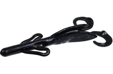 Image of Zoom Brush Hog Creature Bait, 8 Pack, 6in, Black/Blue, 022072X