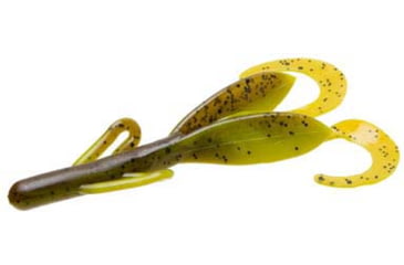 Image of Zoom Brush Hog Creature Bait, 8 Pack, 6in, Bullfrog, 022257X