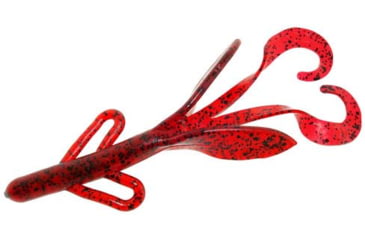 Image of Zoom Brush Hog Creature Bait, 8 Pack, 6in, Cherry Seed, 022018X