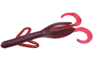 Image of Zoom Brush Hog Creature Bait, 8 Pack, 6in, Cranberry, 022431X
