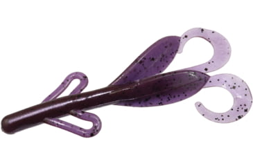 Image of Zoom Brush Hog Creature Bait, 8 Pack, 6in, Purple Pumpkin, 022432X