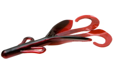 Image of Zoom Brush Hog Creature Bait, 8 Pack, 6in, Red Shad, 022029X