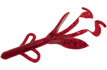 Image of Zoom Brush Hog Creature Bait, 8 Pack, 6in, Tomato Seed, 022084X