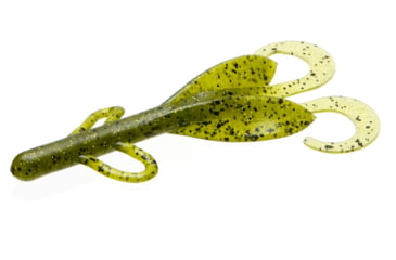 Image of Zoom Brush Hog Creature Bait, 8 Pack, 6in, Watermelon Gold Glitter, 022141X
