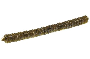 Image of Zoom Centipede Finnesse Worm, 20 Pack, 4in, Green Pumpkin Magic, 007284X