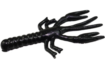 Image of Zoom Lil Critter Craw, 12 Pack, 3in, Black, 014038X