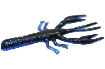 Image of Zoom Lil Critter Craw, 12 Pack, 3in, Black Sapphire, 014100X