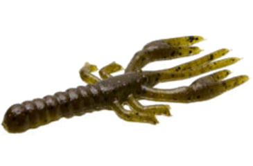 Image of Zoom Lil Critter Craw, 12 Pack, 3in, Green Pumpkin Purple, 014248X