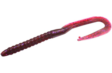 Image of Zoom Mag U-Tale Magnum Finesse Worm, 15 Pack, 7.5in, Cranberry, 144431X