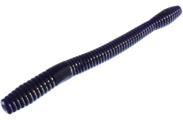 Image of Zoom Magnum Finesse Worm, 10 Pack, 5in, Black Grape, 114161X