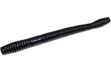 Image of Zoom Magnum Finesse Worm, 10 Pack, 5in, Blackberry, 114229X