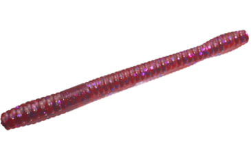 Image of Zoom Magnum Finesse Worm, 10 Pack, 5in, Cranberry, 114431X