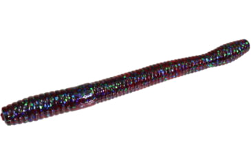 Image of Zoom Magnum Finesse Worm, 10 Pack, 5in, Plum Apple, 114113X