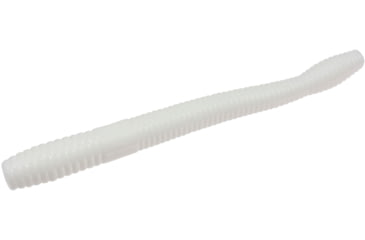 Image of Zoom Magnum Finesse Worm, 10 Pack, 5in, White, 114040X