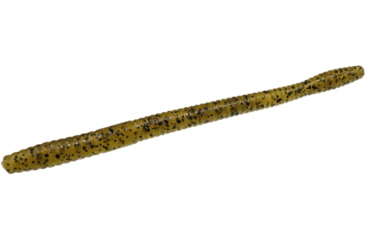 Image of Zoom Magnum Trick Worm, 8 Pack, 7in, Amber Black, 115214X