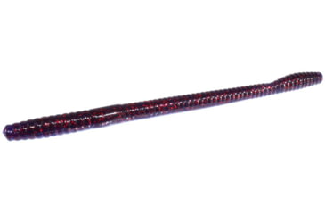 Image of Zoom Magnum Trick Worm, 8 Pack, 7in, Grape Red Glitter, 115063X