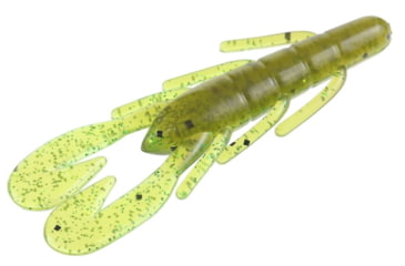Image of Zoom Micro UV Speed Craw 12Pk, Green Pumpkin/Chartreuse Belly, 156467