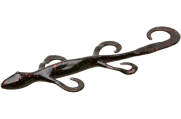 Image of Zoom Mini Lizard, 15 Pack, 4in, Black Red Glitter, 005001X