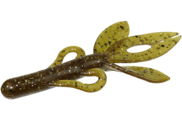 Image of Zoom Super Hog Creature Bait, 10 Pack, 4in, Green Pumpkin Magic, 085284X