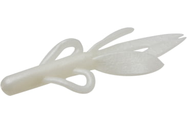 Image of Zoom Super Hog Creature Bait, 10 Pack, 4in, White Pearl, 085045X