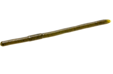 Image of Zoom Swamp Crawler Finesse Worm, 5 Pack, 5.5in, Green Pumpkin 2, 16025
