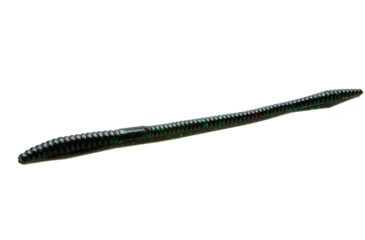 Image of Zoom Trick Worm, 20 Pack, 6.5in, Black Emerald, 006136X