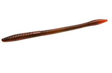 Image of Zoom Trick Worm, 20 Pack, 6.5in, Brown-Orange Swirl, 006193X