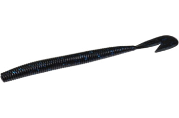 Image of Zoom U-V Speed Worm, 15 Pack, 6in, Black/Blue, 018072X