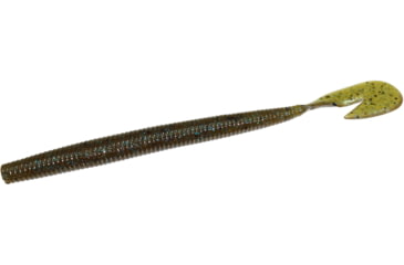 Image of Zoom U-V Speed Worm, 15 Pack, 6in, Green Pumpkin Blue, 018239X