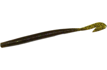 Image of Zoom U-V Speed Worm, 15 Pack, 6in, Green Pumpkin Candy, 018272X