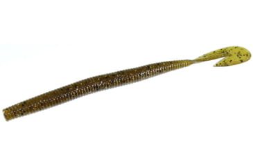 Image of Zoom U-V Speed Worm, 15 Pack, 6in, Green Pumpkin Magic, 018284X