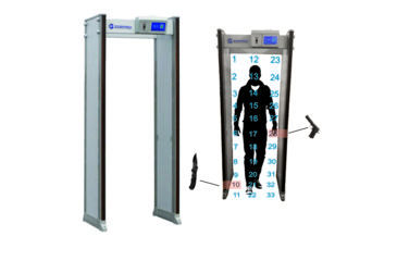 Image of Zorpro 33 Zone Walk Through Metal Detector, Gray ZORPRO33