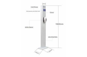 Image of Zorpro Zortemp 1000 Infrared Body Temperature Reader, White, zortemp1000