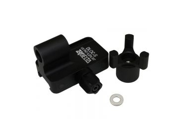 Image of ZRODelta DLOC-S Mounting Kit for Harris-S Style Bipod, Bipod not included, Black 7029-0002-4102