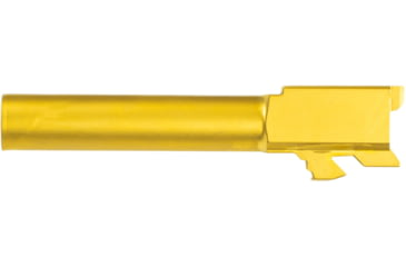 Image of ZRODelta Match Grade, Pistol Barrel, Glock 19 Gen 3 &amp; 5 Compatible, Titanium Coated, Gold, Small, 7046-0055-1002