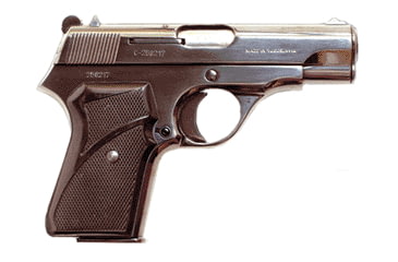 Image of Zastava Arms USA M70 Pistol, .32 ACP, 3.7in barrel, blued steel frame, black plastic grip, blowback operated semi-auto, fixed front and rear, 8 round magazine, ZST-M70-.32 ACP-3.7-1-FRRMPG