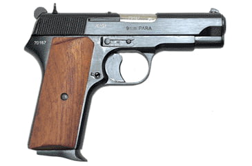 Image of Zastava Arms USA M88 Pistol, 9mm Luger, 3.8in barrel, blued steel frame, walnut grip, recoil operated semi-automatic, fixed front and rear, 8 round magazine, ZST-M88-9MM-3.8-1-FRRMPG
