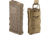 1 TRYBE Defense AR-15 Extended Grasp 10-Round Magazine and 1 TRYBE Defense Single 5.56 Magazine Pouch, FDE/Coyote Tan