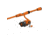 Rapala Kalon R M Spinning Combo, 2.0 Size Reel, Fresh, Salt, Radioactive, 6ft7in, ROSKL67M