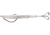 Rapala Motor Boat Swimbait Wide Gap Fishing Hook w/ Hard Rear Prop, 3/8oz, 4in, 1 Piece, Smoke and Mirrors, MBT4-6