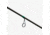 13 Fishing Omen Green Spinning Rod, 6ft 8in, Medium, Fast, 1 Piece, OG2S68M