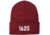 1620 Workwear Cuffed Beanie, Embroidered, Burgundy, One Size, A-07-M