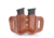 1791 Gunleather Double Magazine Holster for Polymer Double Stack, Classic Brown, Size 2.2, MAG-F-2.2-CBR-A