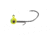 Big Bite Baits Elite Jig, 6 per Pack, Lime/Chart, 1/32 oz, BBJ-ELITE