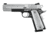 SIG SAUER 1911 Platinum Elite Pistol, .45 ACP, 5 in barrel, stainless steel frame, custom aluminum grips grip, recoil operated semi-automatic, adjustable combat night sights, 8 round magazine, 1911 PE-1-FRRMPG