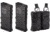 2 TRYBE Defense AR-15 Extended Grasp 10-Round Magazine and 1 TRYBE Defense Double 5.56 Magazine Pouch, Black