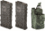 2 TRYBE Defense AR-15 Extended Grasp 10-Round Magazine and 1 TRYBE Defense Paired 5.56 Magazine Pouch, Olive Drab Green